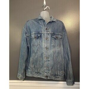 Vintage Levis Denim Jacket Mens Extra Large Blue 57507 USA Trucker 90s Jean Coat